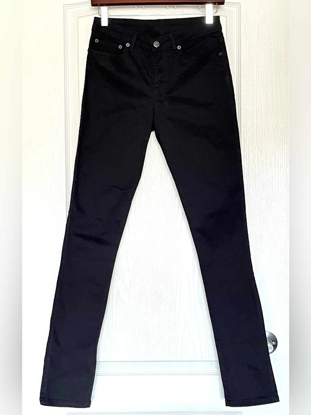RARE Ksubi Super Spray On Black Night Gold Embroidered Skinny Jeans Size 28
